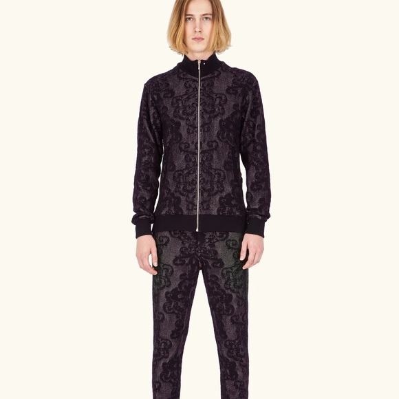 Joe Yellino Black Goffrey Luxury Tracksuit Unisex, man or women XL new - Picture 2 of 14